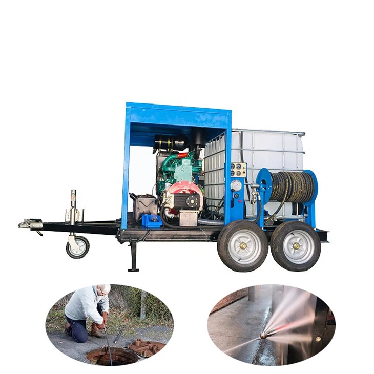 200bar 85L/min kanalizācijas strūklas mašīna